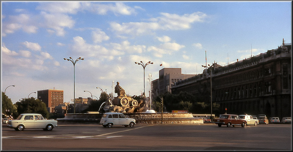 «Plaza Cibeles. Madrid, February 1970»