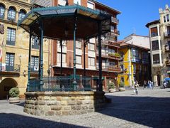 Plaza de Bermeo, País Vasco, España