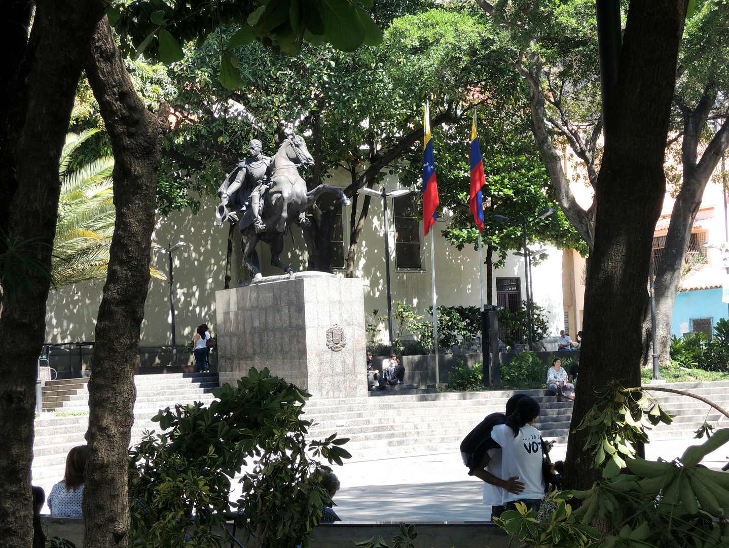 Plaza de Chacao. Este de Caracas.