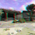 Plaza de La Glorieta - Las Manches - La Palma - Anaglyphen