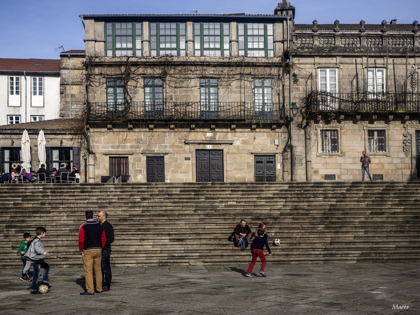 Plaza de La Quintana.La Casa de la Parra, sin parra.