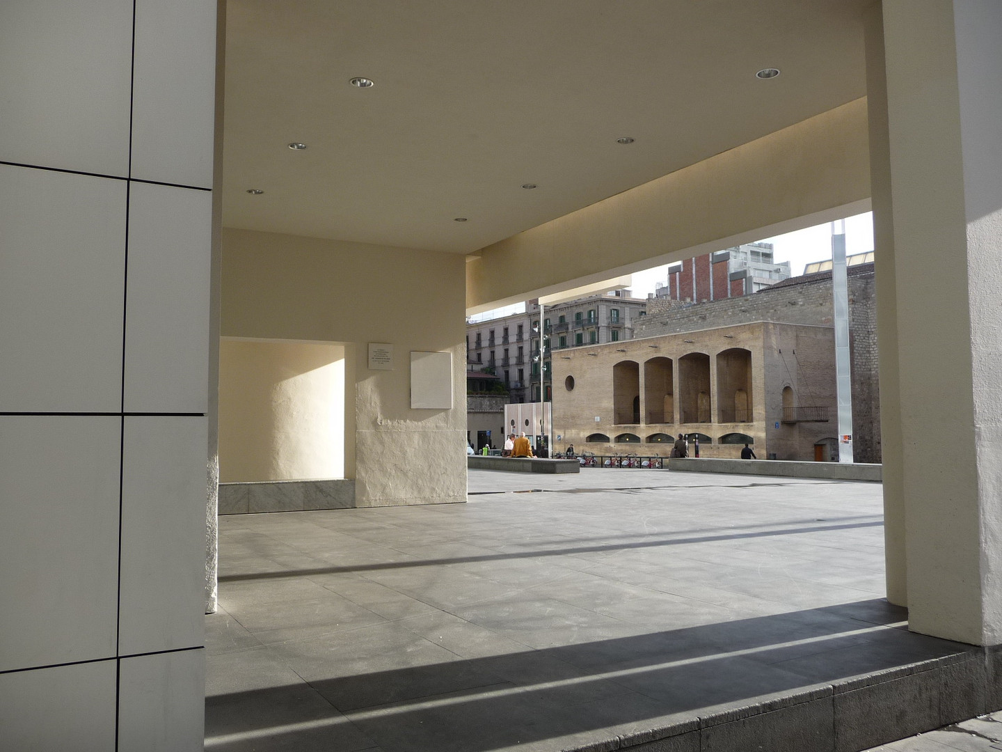 Plaza de los Angeles. Macba. Barcelona.