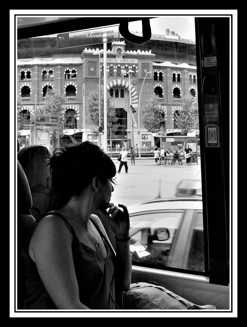 Plaza de toros, uno sguardo dal finestrino