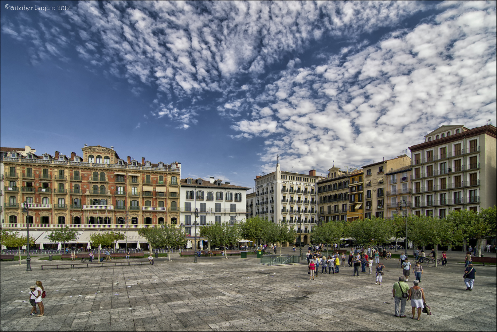 Plaza del Castillo, Pamplona