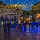 Plaza del Toral en fiestas navideñas.