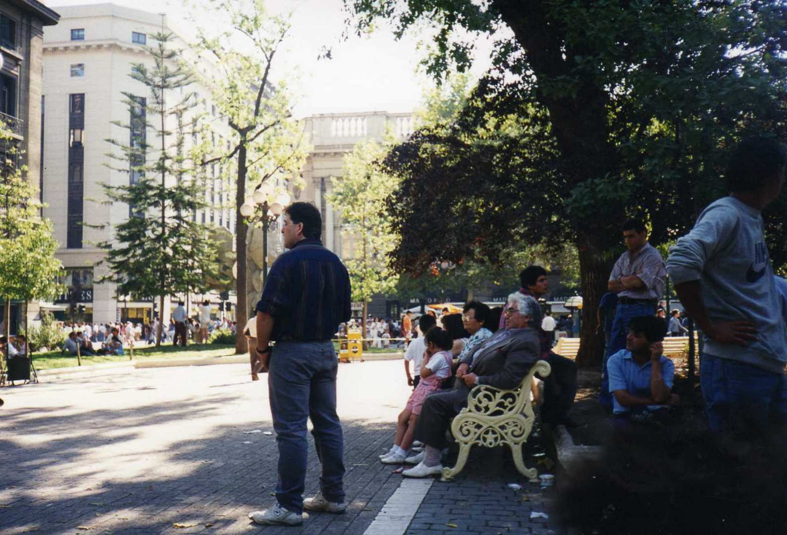 plaza en Santiago de Cile