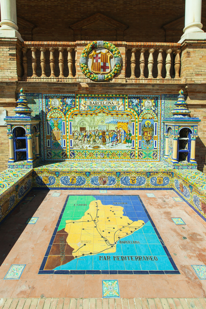 Plaza Espania in Sevilla