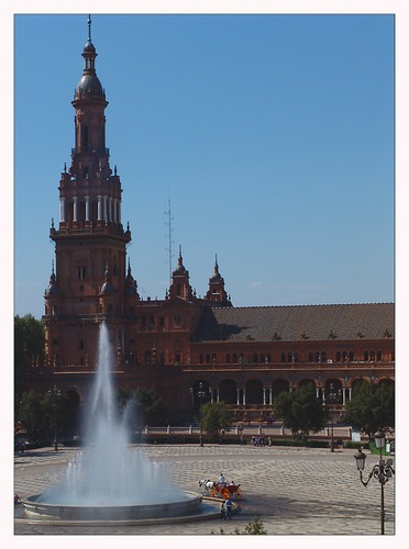 Plaza Espaniol in Sevilla