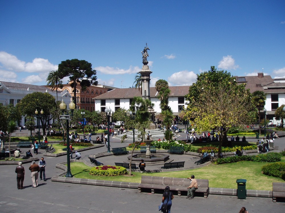 plaza grande Quito Ecuador