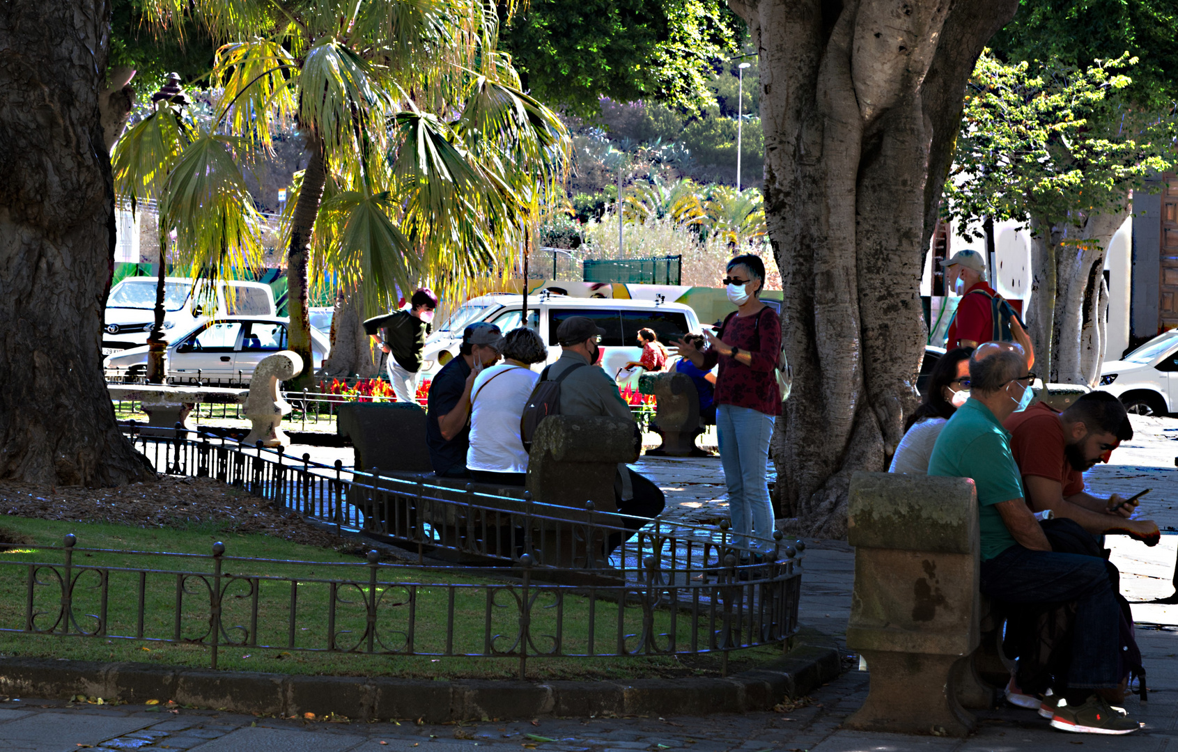 Plaza in La Laguna