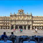 Plaza Mayor de Salamanca - De esquina a esquina, lateral del Ayuntamiento