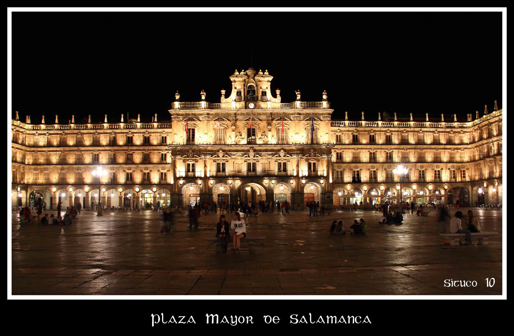 Plaza Mayor de Salamanca de noche