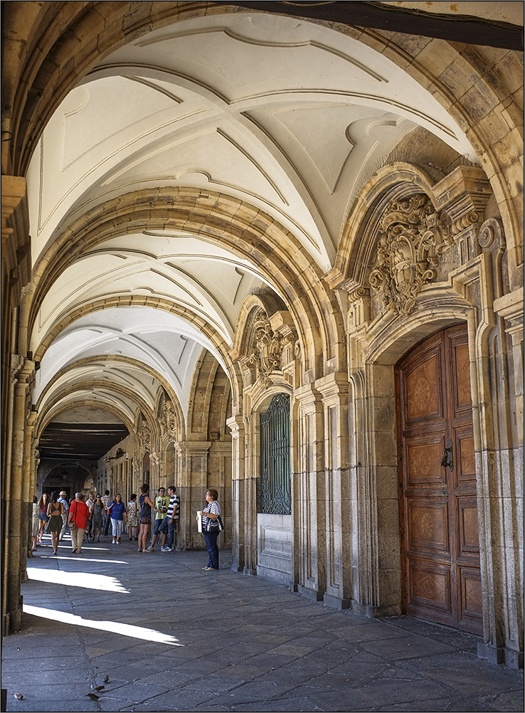 Plaza Mayor de Salamanca - Soportales de la entrada principal