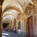 Plaza Mayor de Salamanca - Soportales de la entrada principal