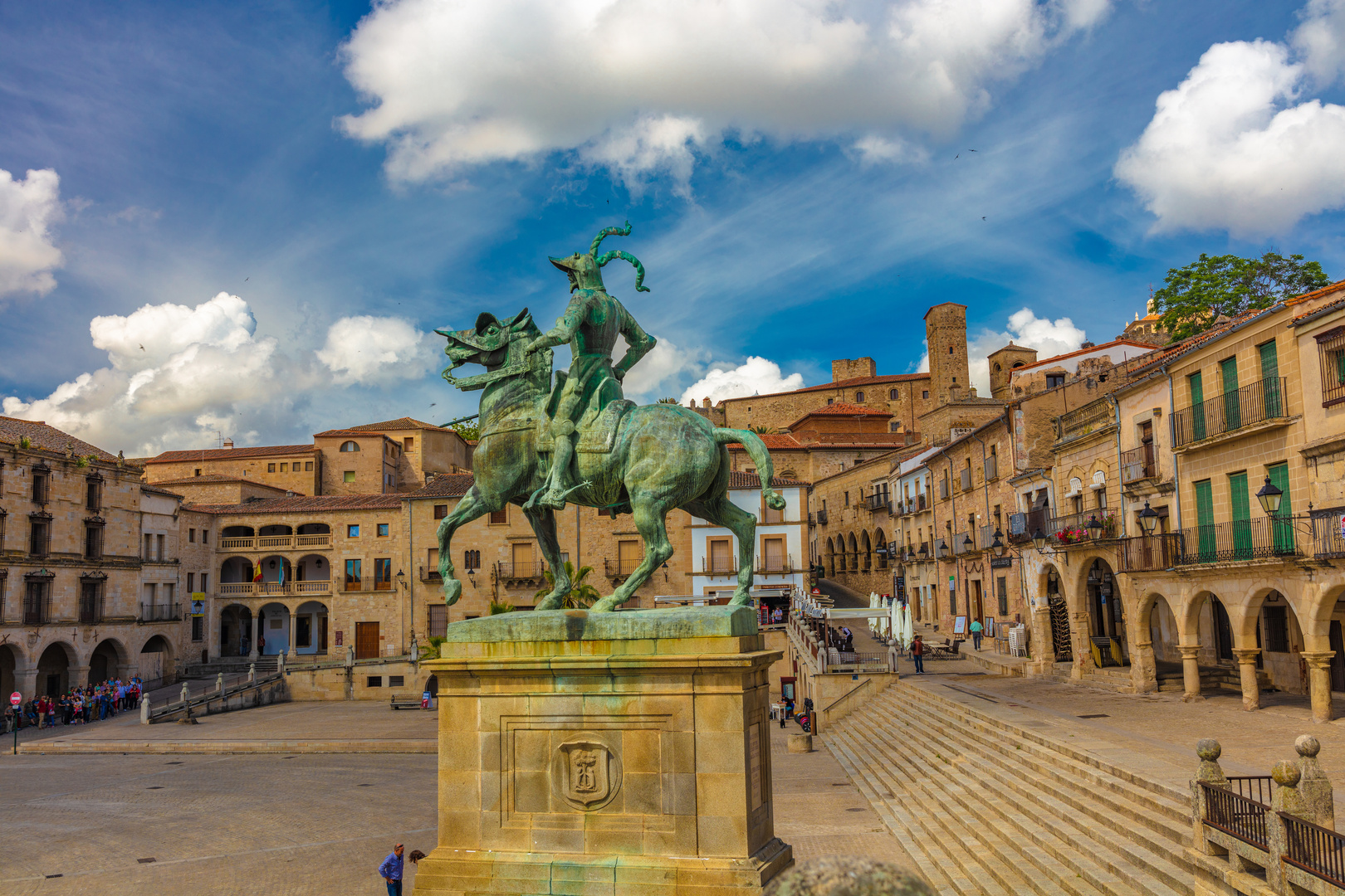 plaza mayor de Trujillo, Cáceres