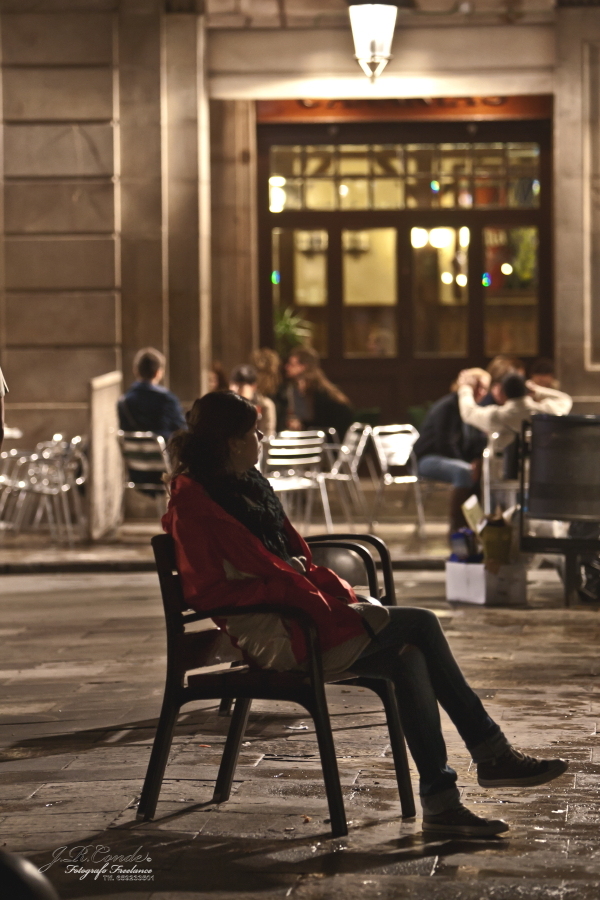 plaza real ,Observando espero.