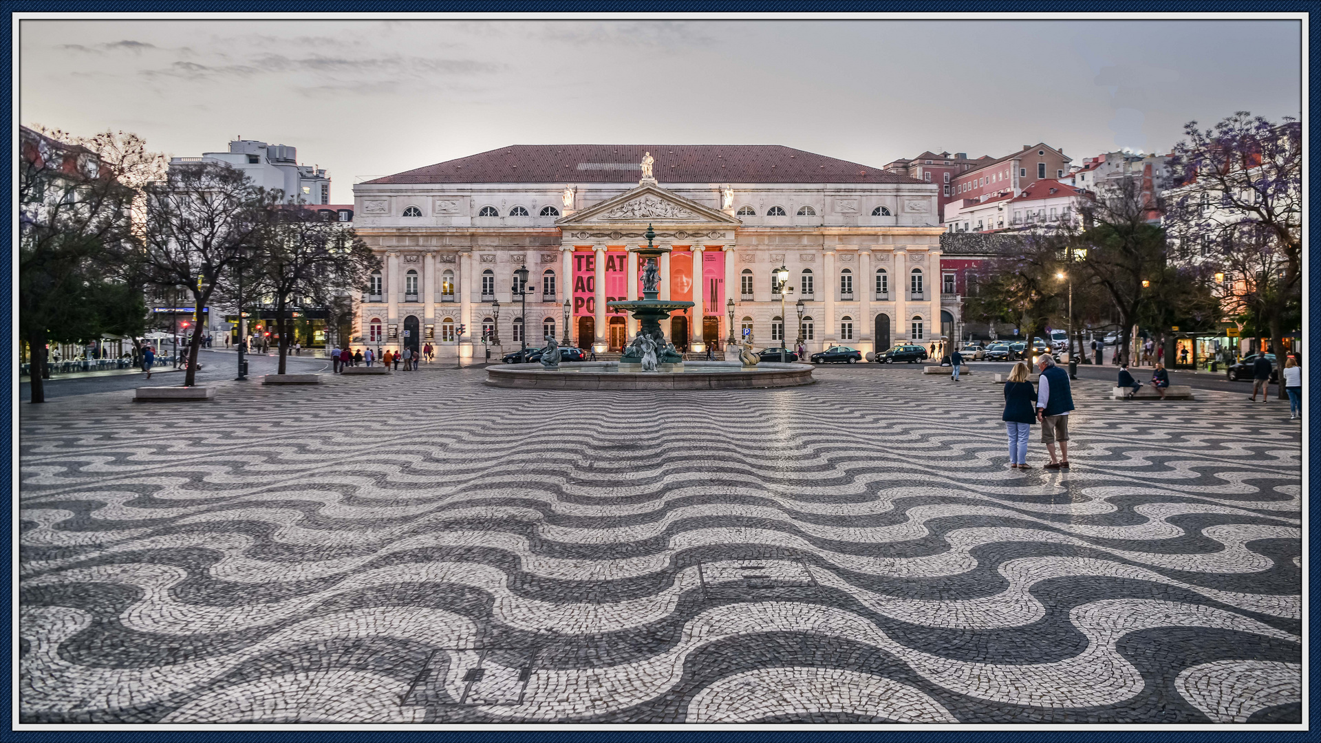 Plaza Rossio Lissabon