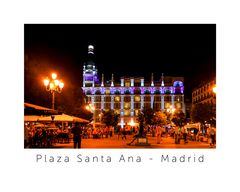 Plaza Santa Ana - Madrid Kopie