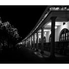 Plecnik's Colonnade in the night