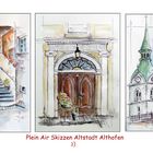 plein air Skizzen Altstadt Althofen