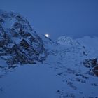 pleine lune sur le mont collon (arolla) I