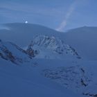 pleine lune sur le mont collon (arolla) II