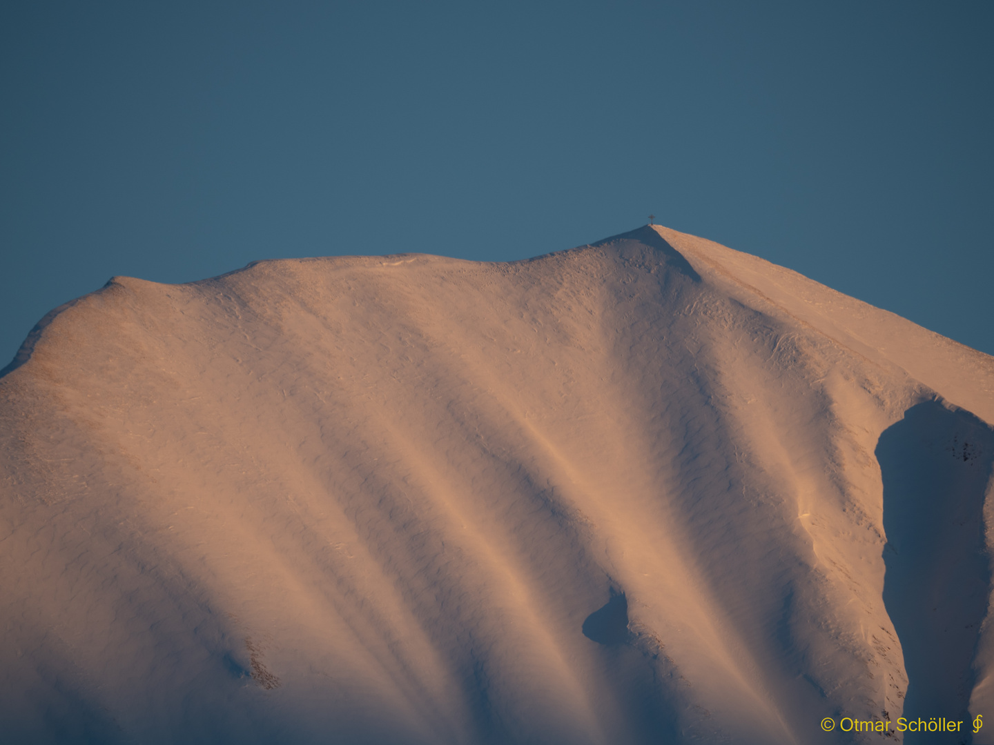 Pleisspitze bei Sonnenuntergang