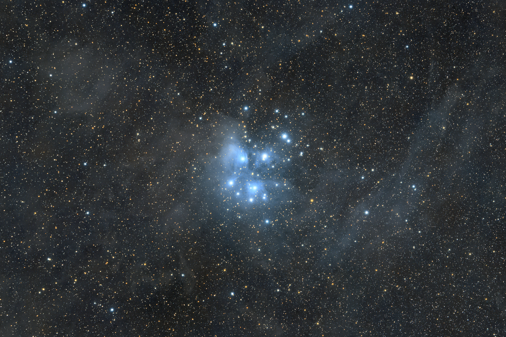 Plejaden und Staub Foto & Bild astrofotografie, himmel & universum