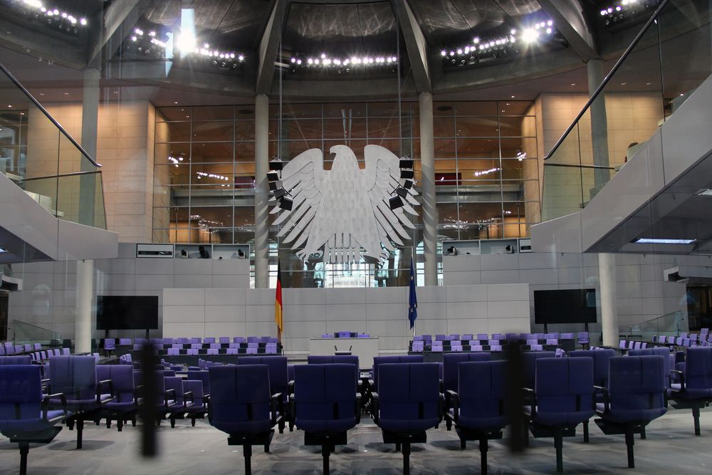 Plenarsaal im Reichstag