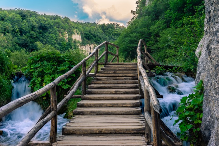 Plitvice - Gegen den Strom