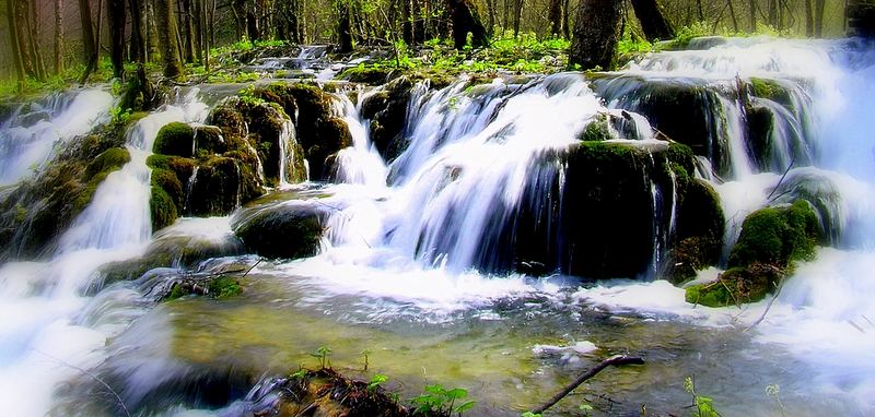 **Plitvice - Kleiner Wasserfall**