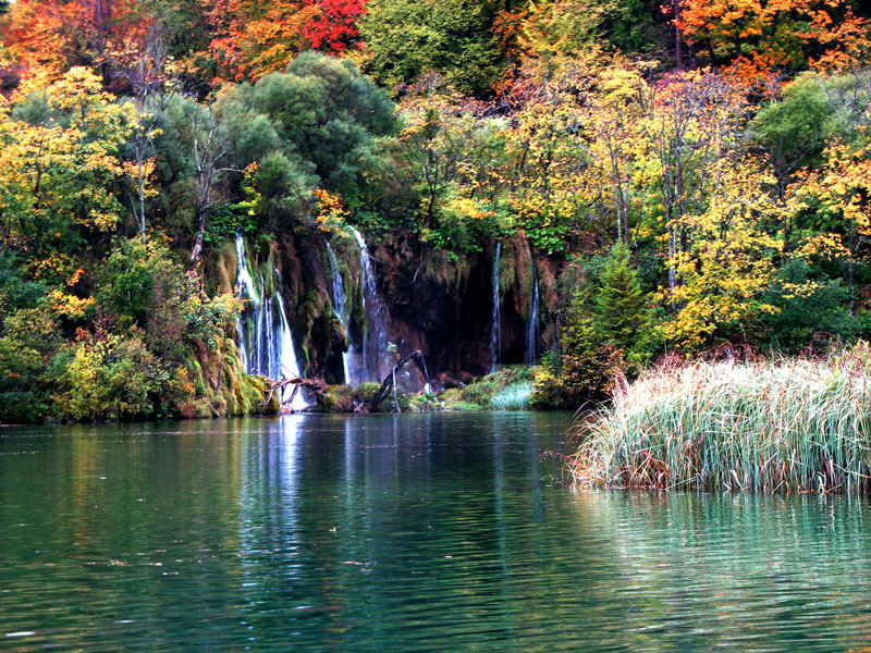 Plitvice Nationalpark im Herbst