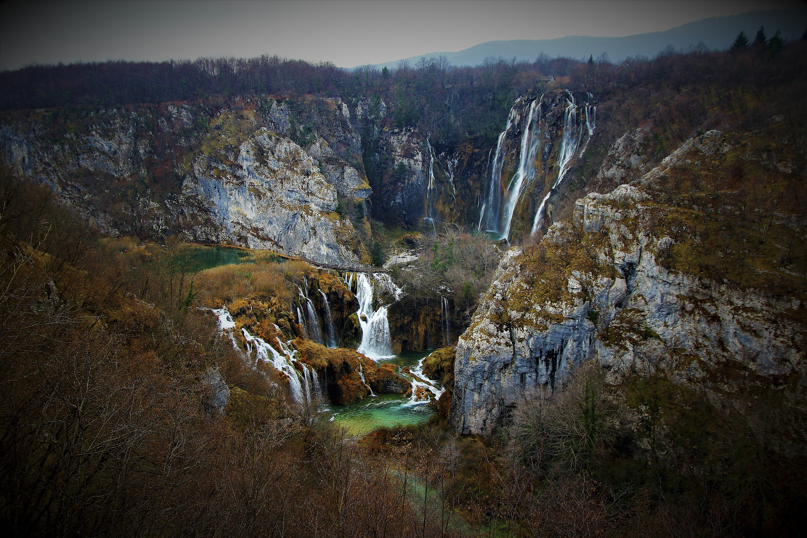 Plitvicer Seen großer Wasserfall