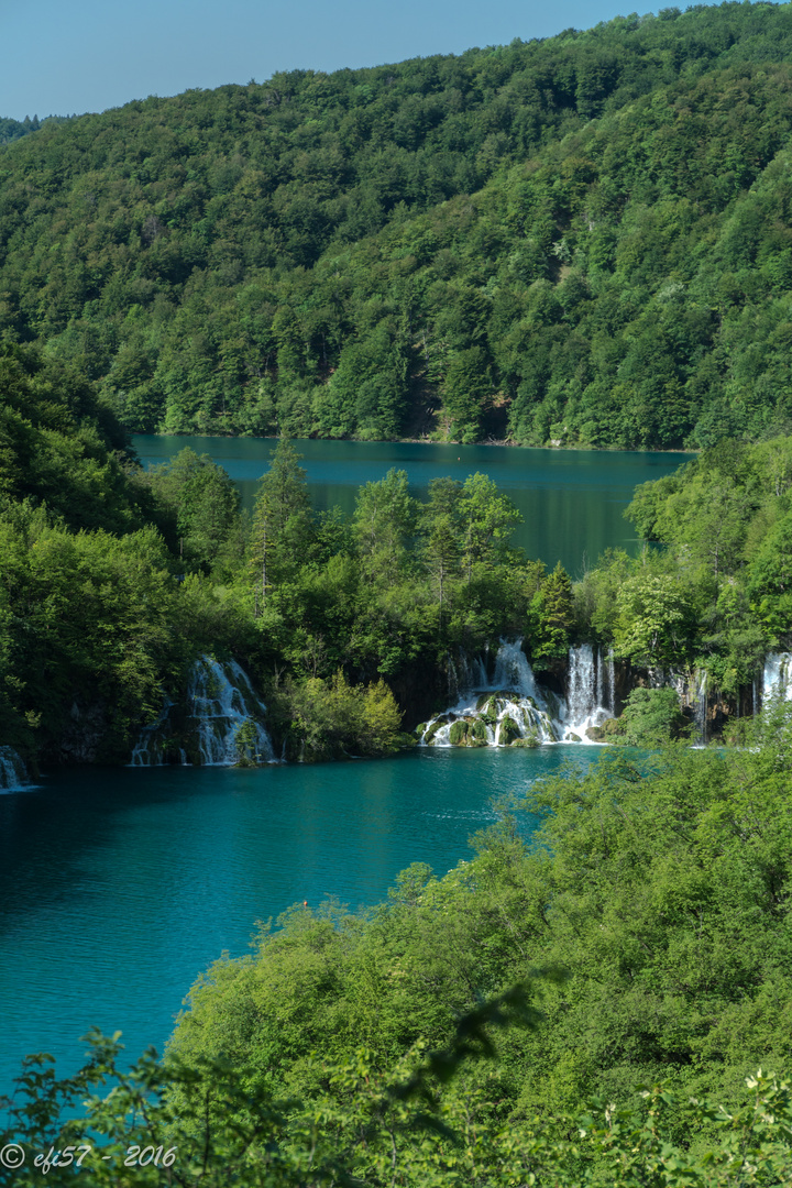 Plitvicer Seen - Wasserfälle zwischen den Ebenen