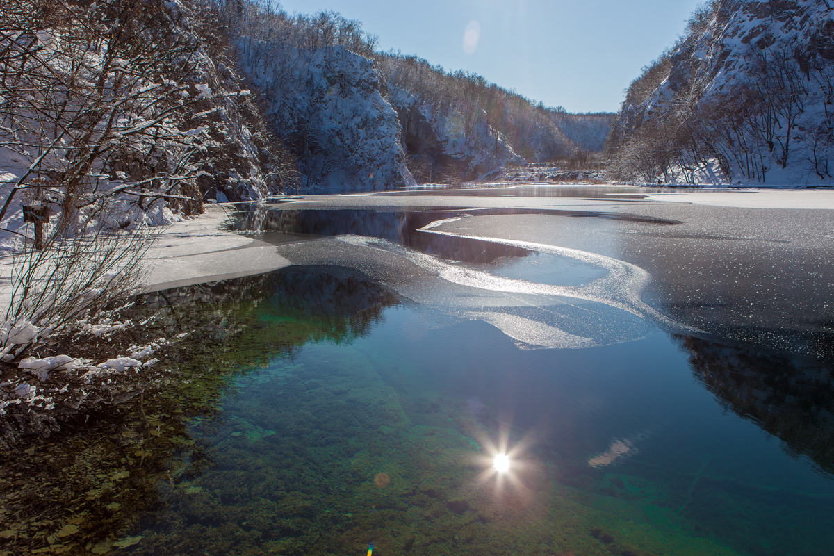 Plitvicersee im Winter 2