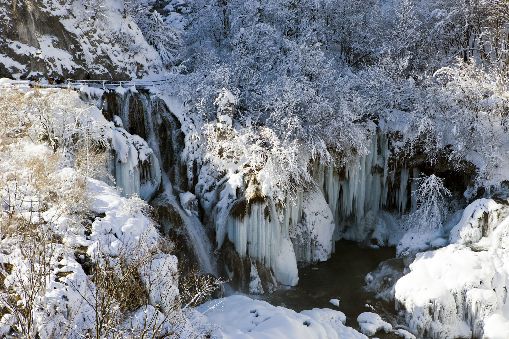 Plitvicersee im Winter