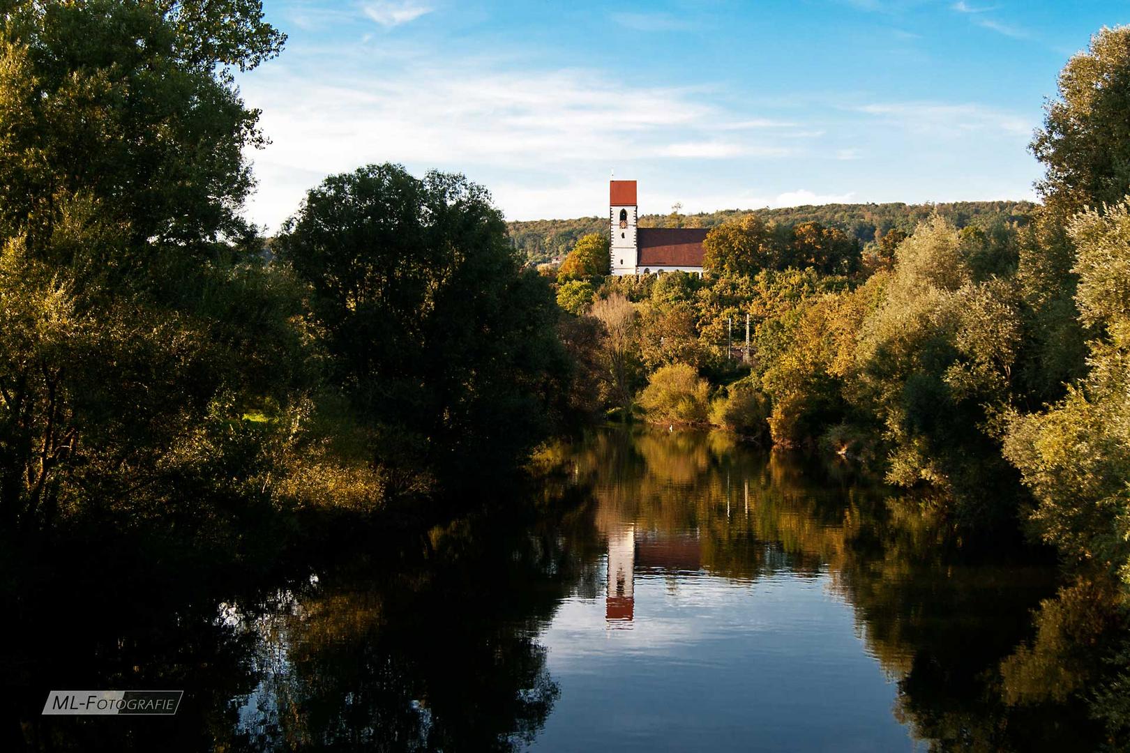 Plochinger Kirche Mit Neckar Foto Bild Deutschland Europe