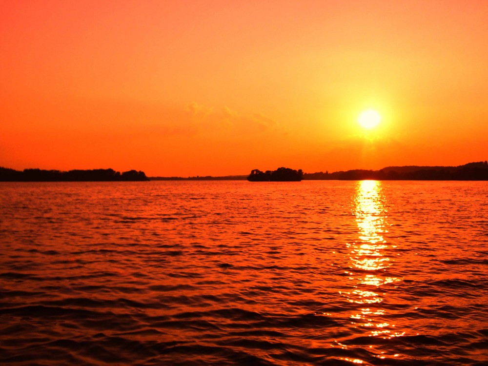 Plöner See am Abend