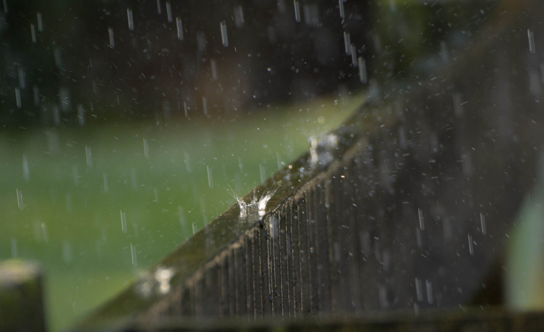 plötzlich Regen