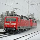 Plötzlicher Wintereinbruch am vergangenen Samstag