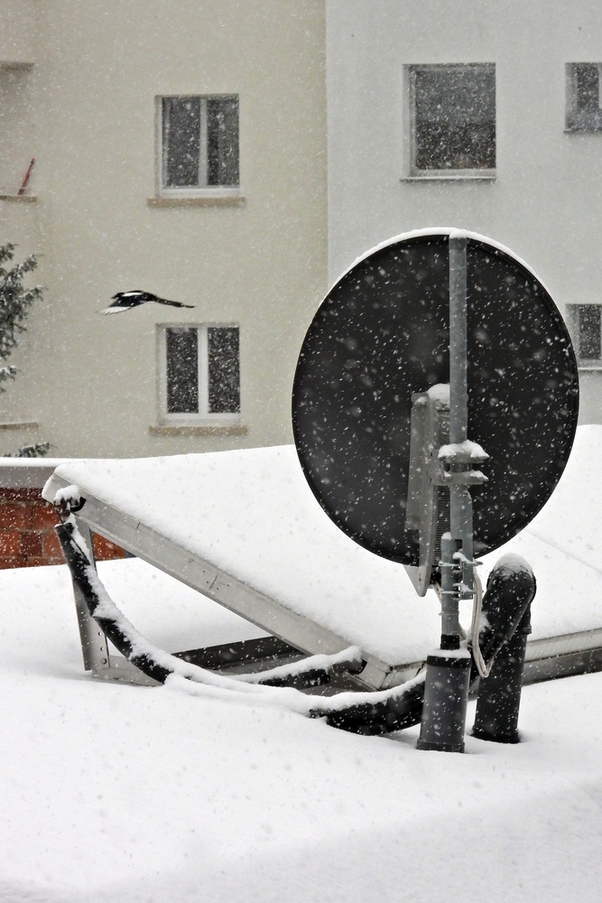 Plötzlicher Wintereinbruch in Offenbach