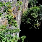 Plongée dans les pans de Travassac carrières d'ardoises en Corrèze.