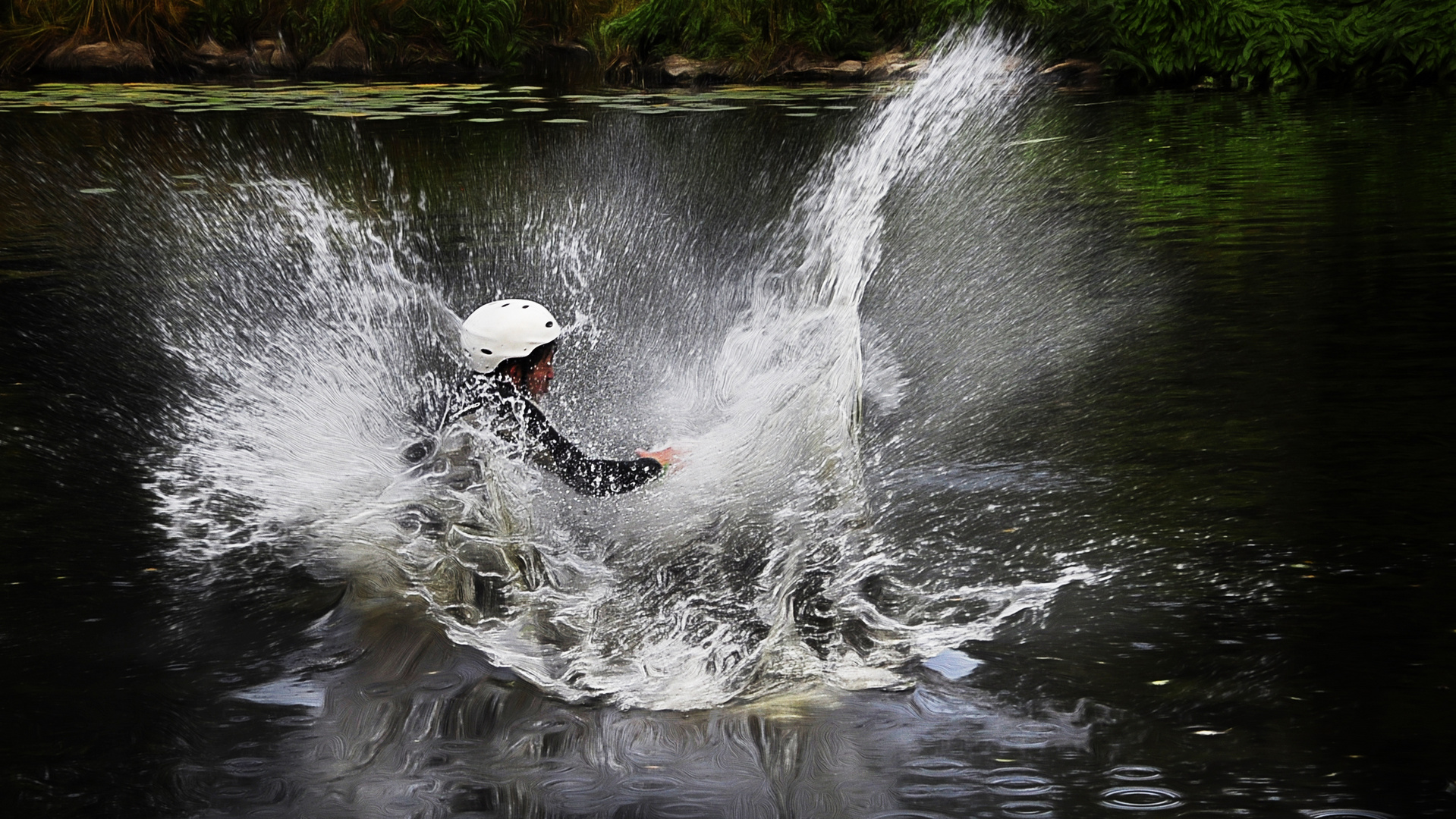 plongeon en rivière