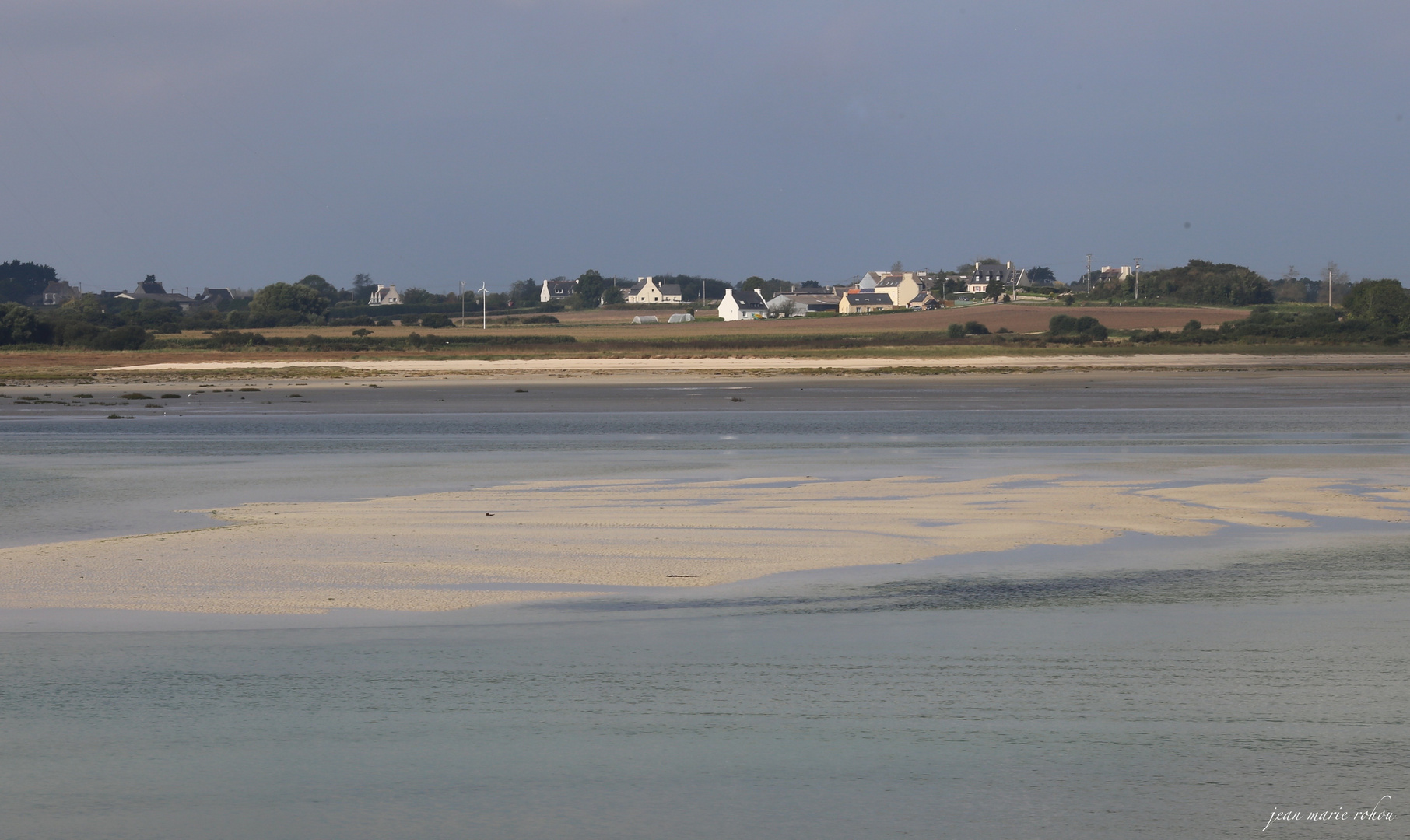 Plouneour Treiz vue des dunes de Keranna