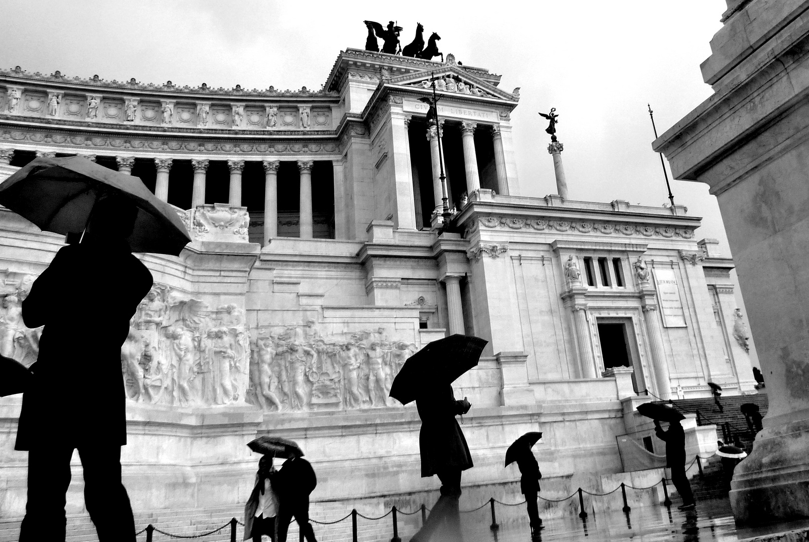 Pluie a Rome