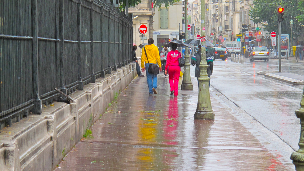 pluie en ville