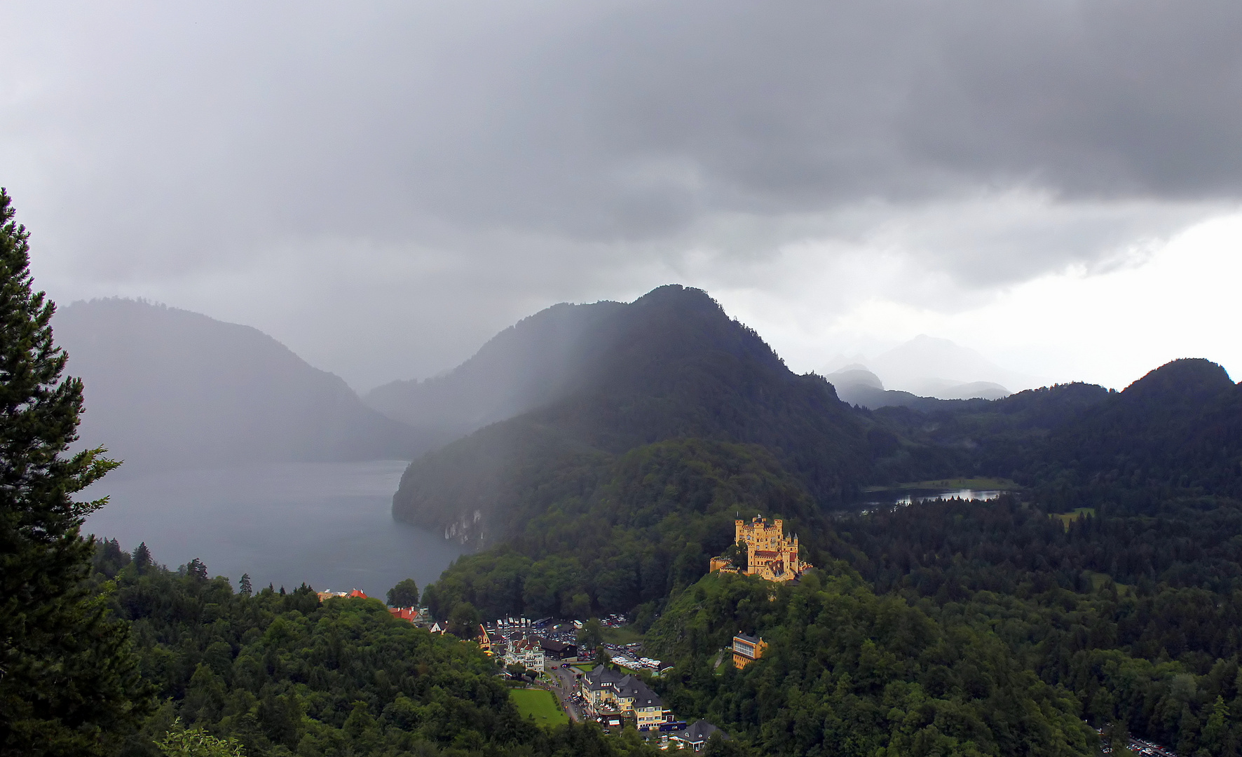 Pluie et soleil sur Allgäu