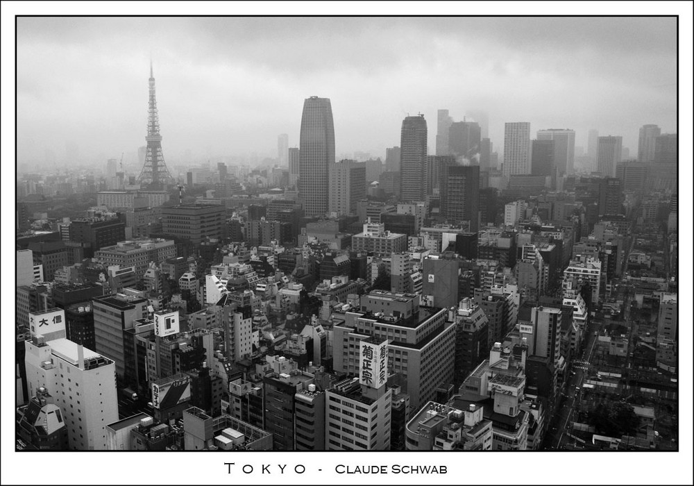 Pluie sur Tokyo