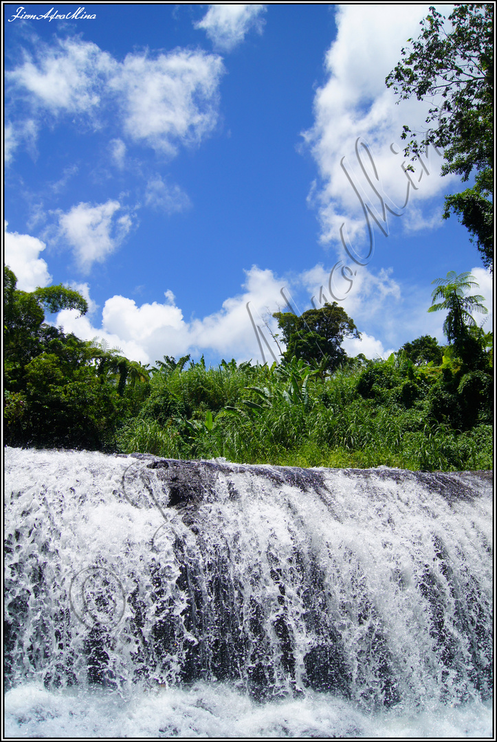 plus grande cascade de l'ile Trinité Bellevue  [Martinique 972]