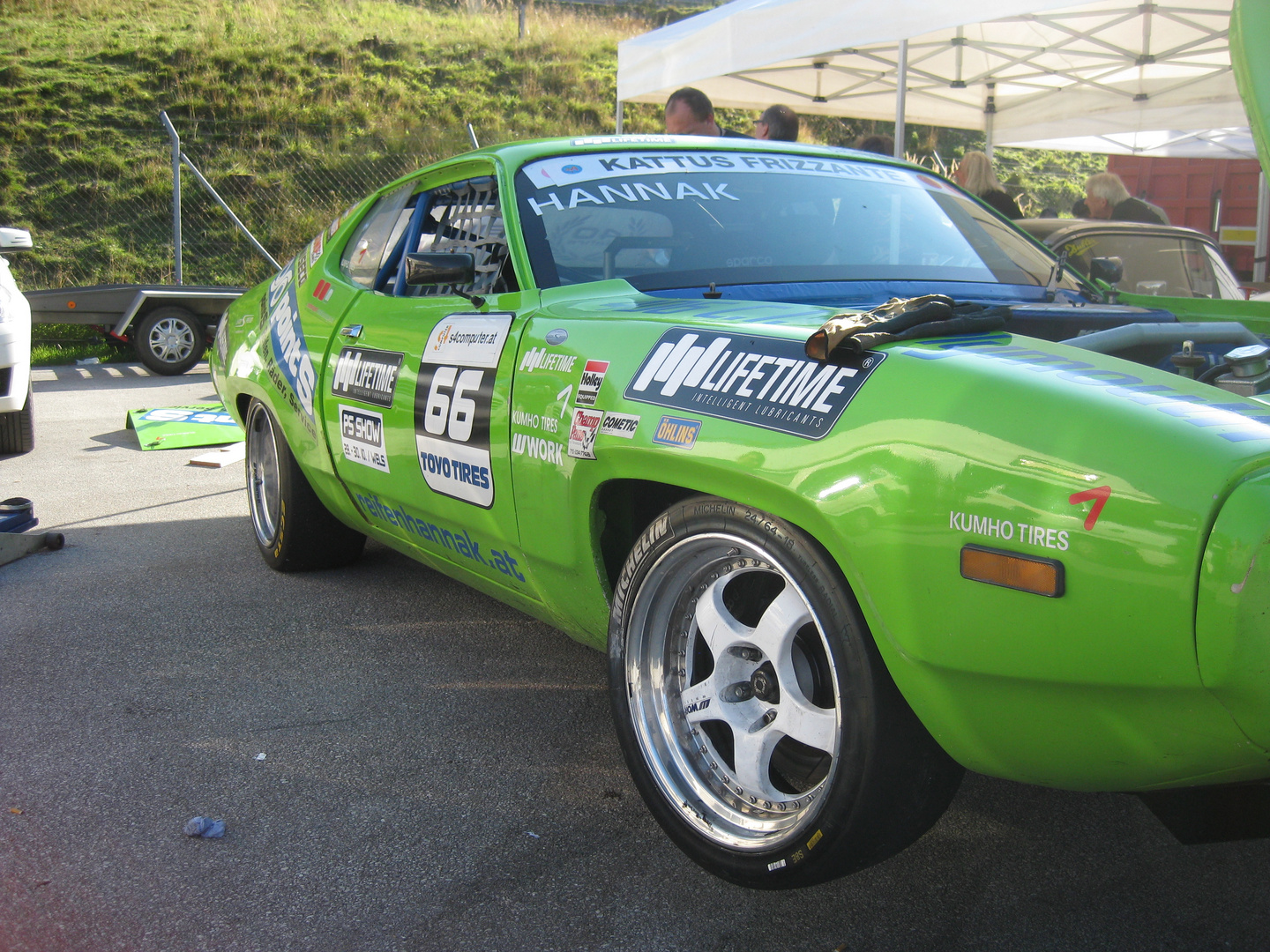 Plymouth Barracuda beim HistoCup am Salzburgring